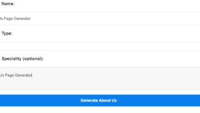 About Us Page Generator