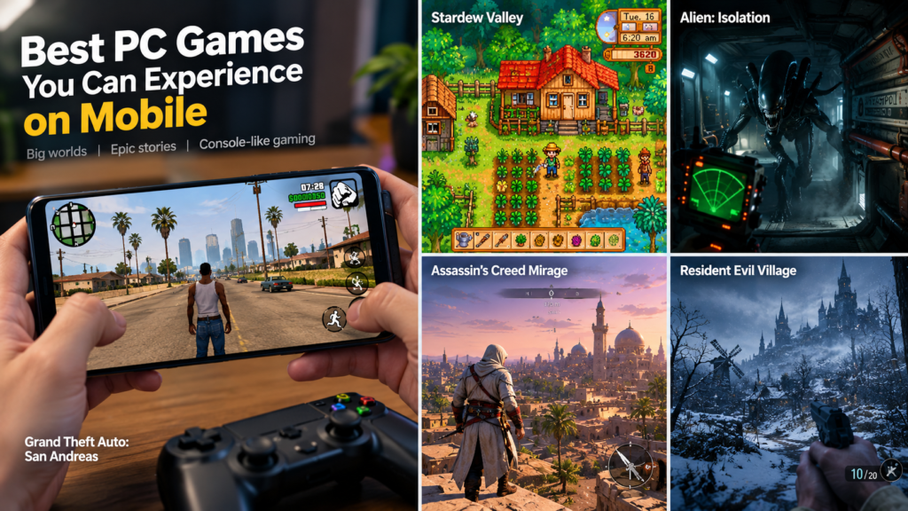 Best PC Games You Can Experience on Mobile Today